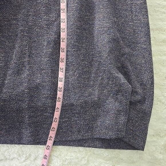 Henry Lee VTG Secretary Purple Midi Geometric Dress Large‎ Career Mature - Picture 5 of 8